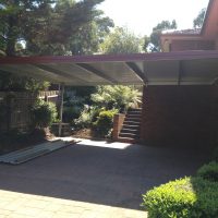 Awning style carport
