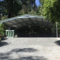 Large gable carport
