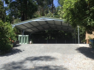 Large gable carport