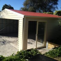 standard shed with wboard